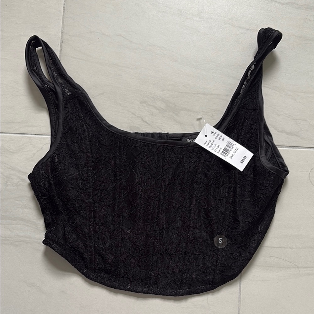 PacSun Black Lace Corset
